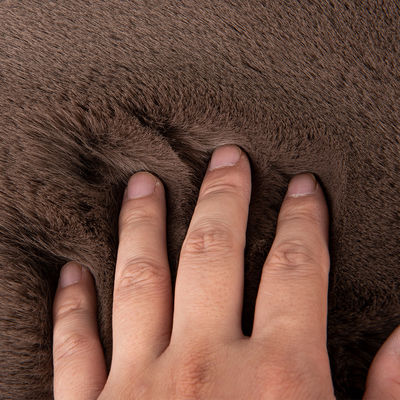 Polyester Long Pile Faux Fur Trim Stof voor Super Soft Faux Rabbit Fur Look and Feel