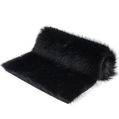 Contactdichtheid Korte bont Faux bont 100% polyester rug materiaal voor kunstmatig ontwerp