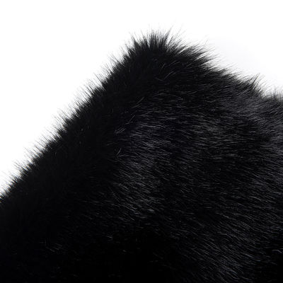 Contactdichtheid Korte bont Faux bont 100% polyester rug materiaal voor kunstmatig ontwerp