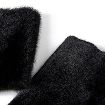 Contactdichtheid Korte bont Faux bont 100% polyester rug materiaal voor kunstmatig ontwerp