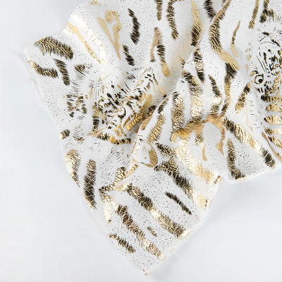 240gm zachte polyester ster folie Printing Gold Bronzed pv pluis Stof voor het maken van speelgoed