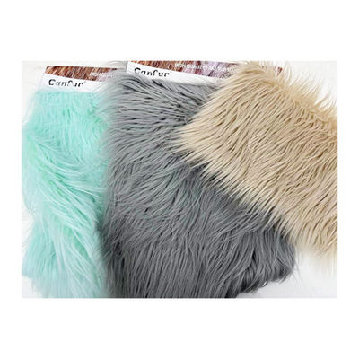 Kleding Home Textiel Speelgoed en autovertrek 36F Garn Count Printing Plush/Fake Faux Fur Fabric