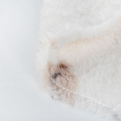Soft 100% polyester Jacquard Sherpa Vlee Stof voor winterkleding Gebreide ontwerp