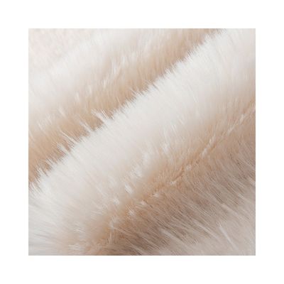 Aanpassingskleuren 100% polyester vals bontstof voor dameskleding
