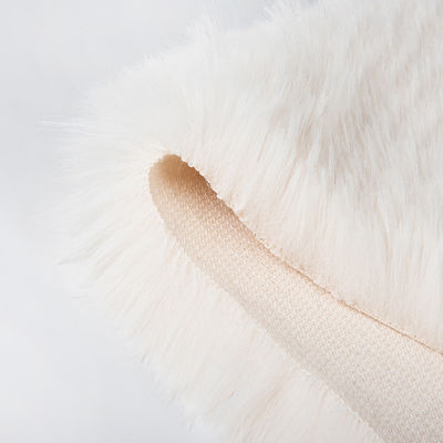 Aanpassingskleuren 100% polyester vals bontstof voor dameskleding