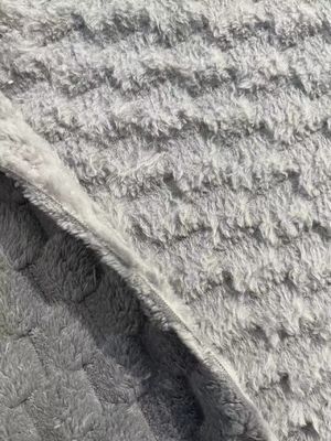 Windbestendig aanpasbaar garenspel zacht Sherpa vliesstof voor deken 100% polyester