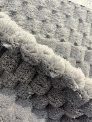 Windbestendig aanpasbaar garenspel zacht Sherpa vliesstof voor deken 100% polyester