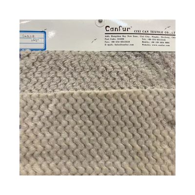 Tweezijdig gebreide maatwerkpatroon Jacquard Ananas Flannel Vlies Plaid Stof voor schoenen