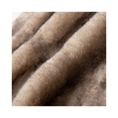 Soft Comfortable 100% Polyester Huis Textiel Stof Voor Matras Fake Rabbit Fur