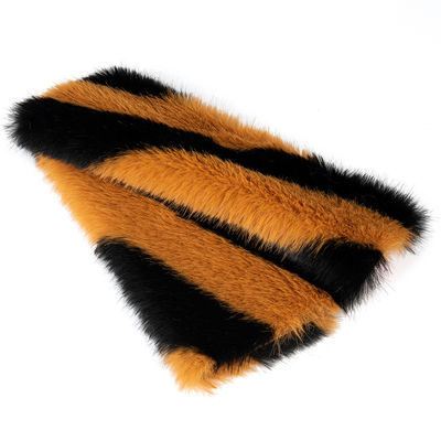 Aanpasbare dichtheid 900GSM Polyester Fux Fur Stoffen voor winterkleding en comfort
