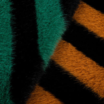 Aanpasbare dichtheid 900GSM Polyester Fux Fur Stoffen voor winterkleding en comfort