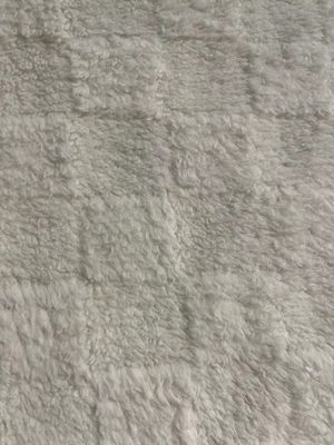 Zacht gebreide Jacquard-patroon Vlee Stof voor Shu Velveteen Dubbelzijde Mirco Sherpa
