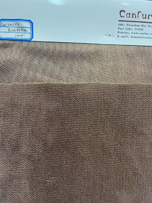 Zacht handgevoelige gebreide weefsel polyester vliesstof voor kleding/speelgoed 100% polyester
