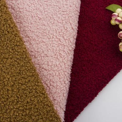 Teddy Bear Peltstof Voor Winterjas Breedte 58/60" Elke kleur in PANTONE kan worden geleverd