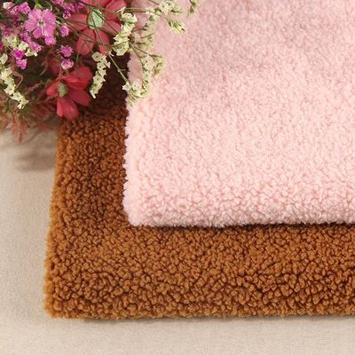 Teddy Bear Peltstof Voor Winterjas Breedte 58/60" Elke kleur in PANTONE kan worden geleverd