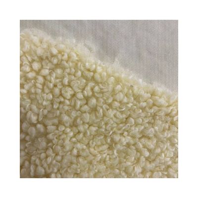100% polyester Teddy fleece fluwelenstof voor kleding, huishoudelijke textiel, kussens en speelgoed