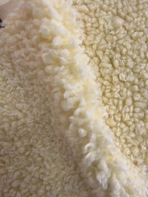 100% polyester Teddy fleece fluwelenstof voor kleding, huishoudelijke textiel, kussens en speelgoed