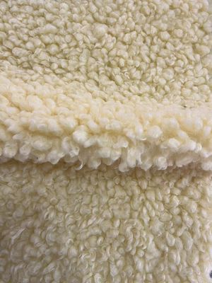 100% polyester Teddy fleece fluwelenstof voor kleding, huishoudelijke textiel, kussens en speelgoed