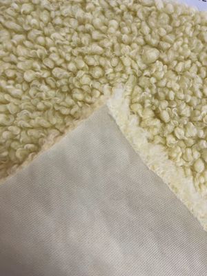 100% polyester Teddy fleece fluwelenstof voor kleding, huishoudelijke textiel, kussens en speelgoed