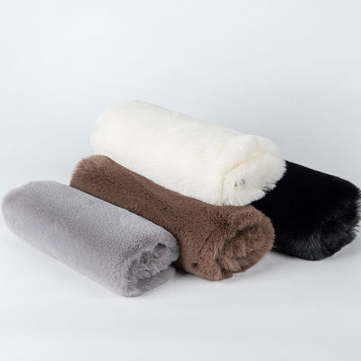 Zacht Comfortabel Luxe Long Pile Fake Rabbit Fake Fur Mink Shag Stof voor Hood Schal