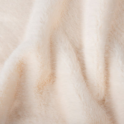 Middellange gewicht 100% polyester vals konijnen bont stof met zachte en luxe stijl