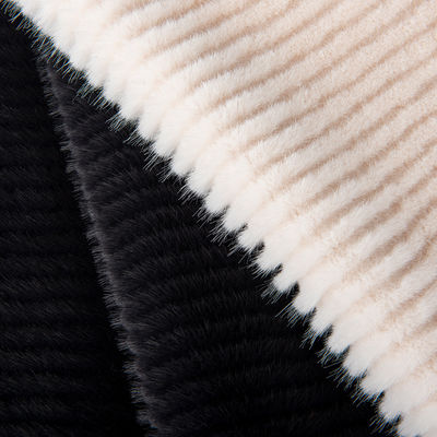 Zwakke korte bont False bontstof voor vacht Breedte 58/60 Solid Pattern Geavanceerde technologie