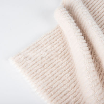 Zwakke korte bont False bontstof voor vacht Breedte 58/60 Solid Pattern Geavanceerde technologie