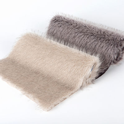 70-80 mm Pile Length Acrylic Hair Tippy Dyeing Synthetische bontstof voor winterjas